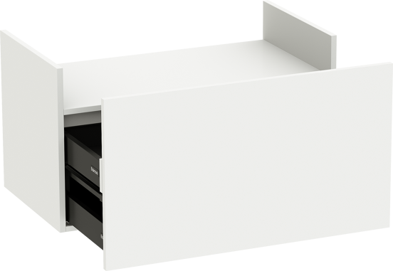 Balmani Cubo zwevende wastafelonderkast 94 x 53 cm mat wit 2 lades