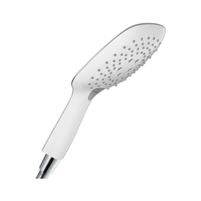 Hansgrohe Raindance Select E150 handdouche 3 straalsoorten glanzend chroom en wit
