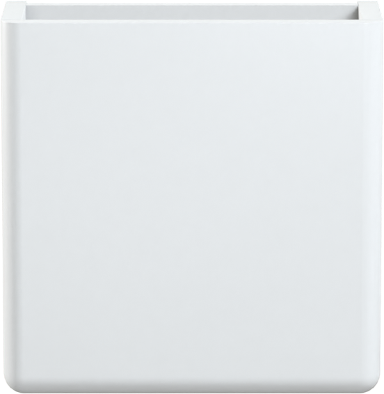 Storke Curvado meuble lave-mains suspendu 45 x 18 cm blanc mat