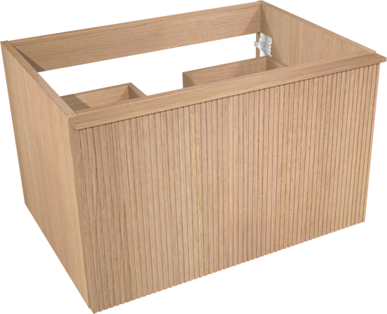 Balmani Forma meuble sous-vasque suspendu 75 x 55 cm chêne naturel 2 tiroirs