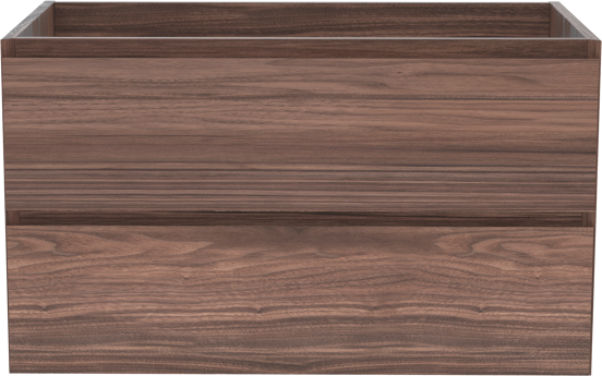 Balmani Mitra meuble sous-lavabo suspendu 90 x 55 cm placage noyer 2 tiroirs
