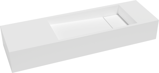 Balmani Mood fonteintje 65 x 20 cm matte Solid Surface