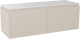 Balmani Eclips meuble salle de bains avec tablette pour vasques Eclips