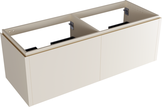 Balmani Eclips zwevende wastafelonderkast 150 x 55 cm Sandbeige 4 lades