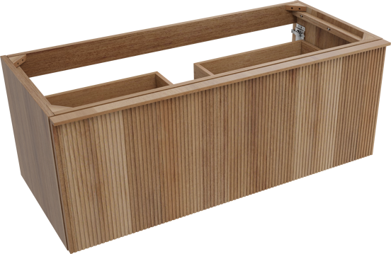 Balmani Forma meuble sous-lavabo suspendu 120 x 55 cm teck 2 tiroirs