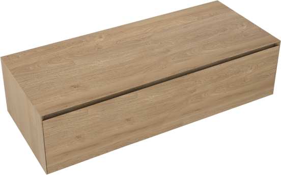 Balmani Mitra Elements zwevende wastafelonderkast 120 x 50 cm natuur eik 1 lade