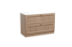 Balmani Lemon meuble salle de bains avec tablette pour vasques Stretto