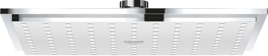 Grohe Rainshower 230 Regendusche Duschkopf: Quadratisch, 23 x 23 cm, Chrom glänzend