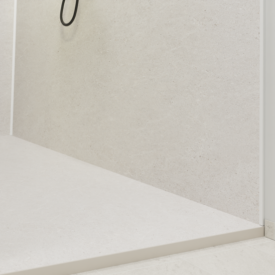 Luca Varess Suite Duschwanne 160 x 90 cm Marmorkomposit Dizzy Light 