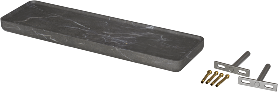 Balmani Tray Wandregal Pietra Grey Marmor 40 x 12 cm