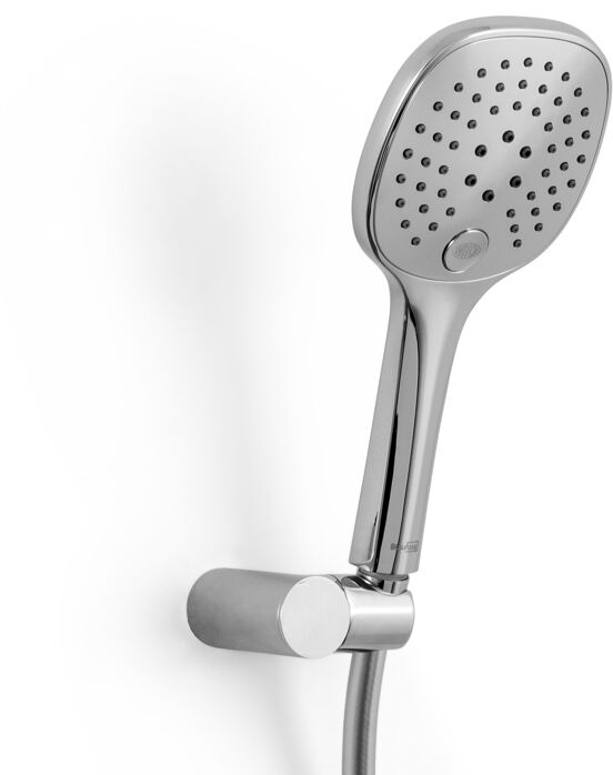 Linie Drum robinet baignoire thermostatique avec douchette chrome brillant