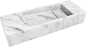 Balmani Mood lave-mains 55 x 20 cm marbre carrara