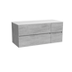 Storke Edge badkamermeubel met Tavola wastafelblad voor waskom(men)