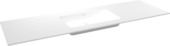 Storke Mata plan simple mat solid surface 165 x 52 cm