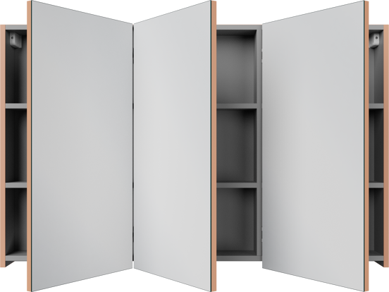 Linie Montro armoire de toilette 120 x 75 cm cotto