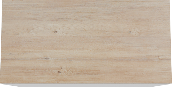Storke Edge staand badkamermeubel 105 x 52 cm mat wit met Panton enkel tablet in melamine ruwe eik