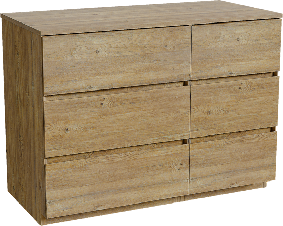 Storke Edge meuble salle de bains à poser 110 x 52 cm chêne brut avec Panton tablette simple en mélaminé chêne brut