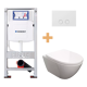 Pack WC promo Geberit UP320 avec WC suspendu Moreno