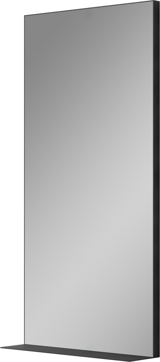 Luca Varess Nero rechthoekig badkamerspiegel zwart 45 x 90 cm