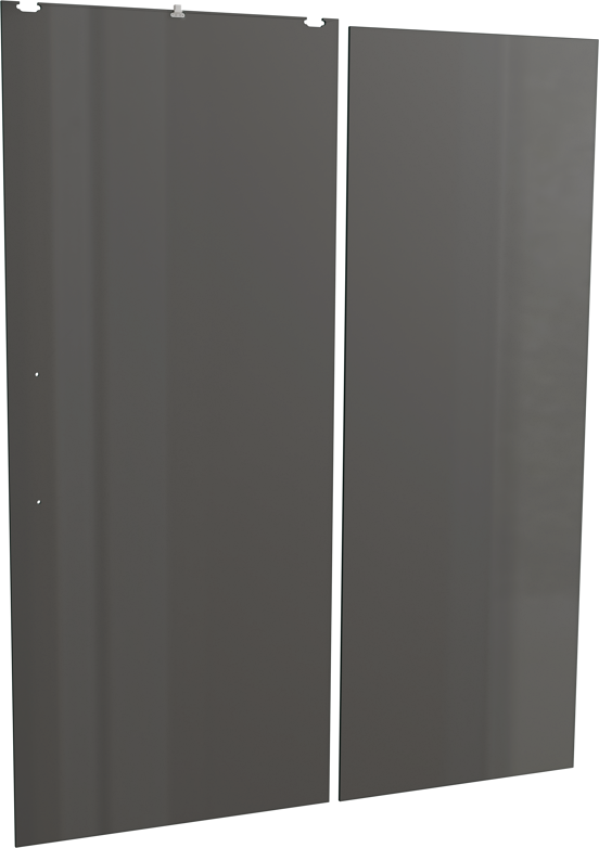 Balmani Senses Design Dusche Schiebetür umkehrbar 160 cm x 210 cm Rauchglas