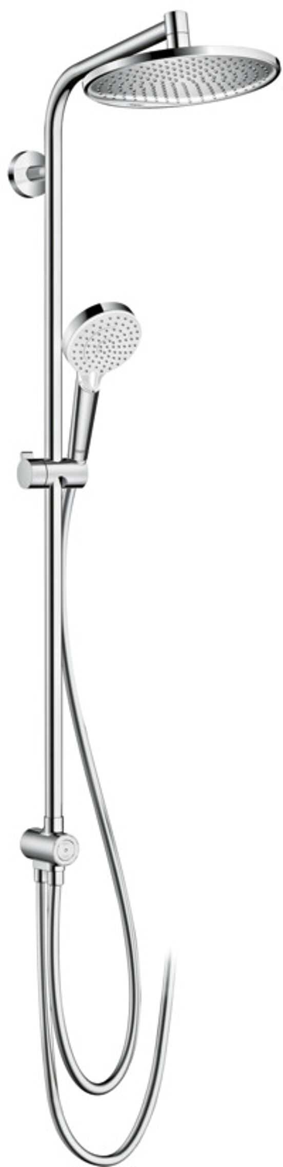 Hansgrohe Ecostat 1001 CL muurmontage opbouw thermostatische badkraan glanzend chroom