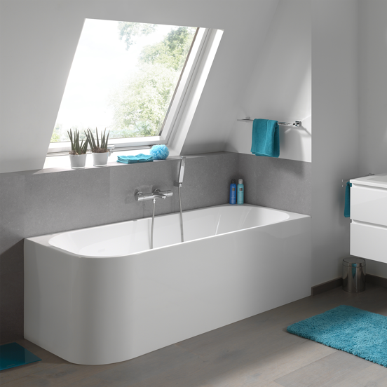 Blaufoss Creates douchette 1 fonction de jet chrome brillant