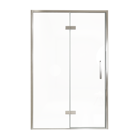 Balmani Senses Design douche draaideur links 140 cm x 210 cm Helder glas, Chroom profielen