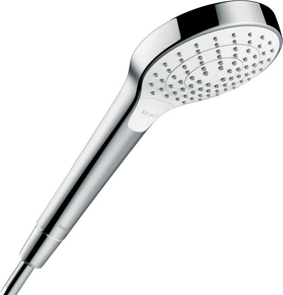 Hansgrohe Croma Select S Handbrause 3 Strahlfunktionen Chrom glänzend