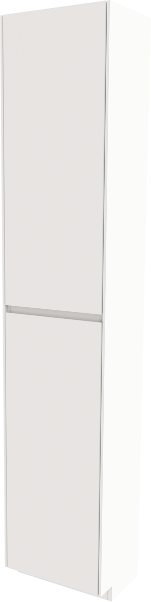 Storke Edge staande badkamerkast links glanzend wit 40 x 30 x 200 cm