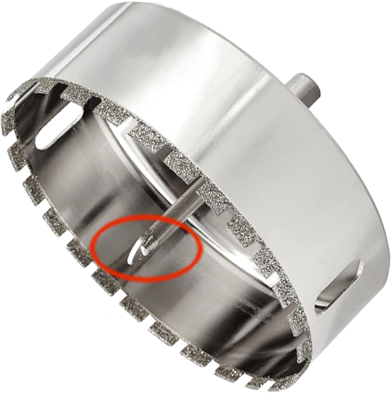 Santeg Diamantbohrer mit Zentrierhilfe, Ø 110 mm