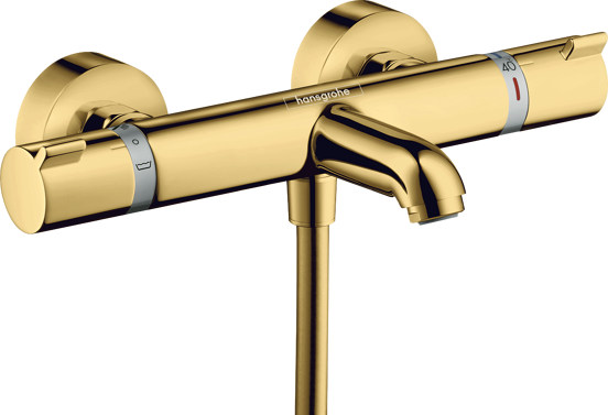 Hansgrohe Ecostat Comfort robinet baignoire robinet thermostatique or brillant