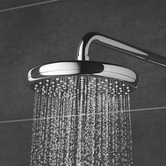 Grohe Tempesta Cosmopolitan System 250 thermostatische regendoucheset glanzend chroom