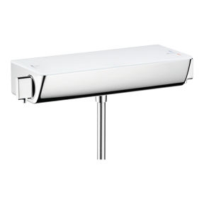 Hansgrohe Ecostat Select Thermostat-Duscharmatur: Chrom glänzend und Weiß