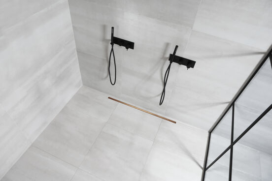 Mydrain douchegoot 80 cm Brushed Rosegold