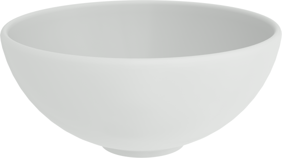 Linie Lavo vasque à poser porcelaine blanc mat rond Ø 32 cm