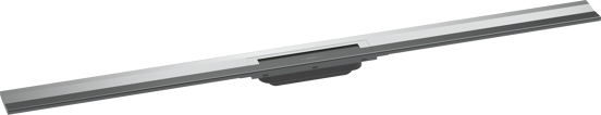 Hansgrohe RainDrain Flex douchegoot afwerkset wandmodel 120cm glanzend chroom