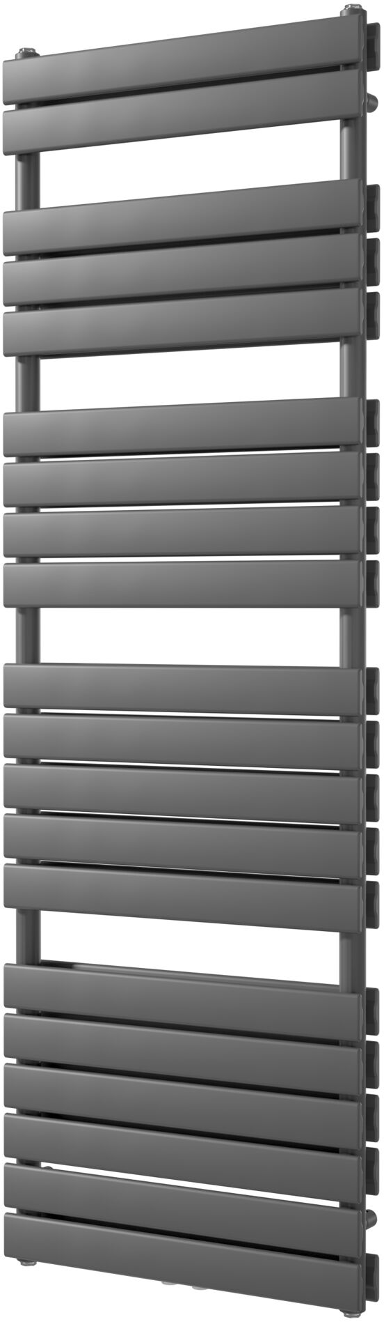 Vipera Vulcan dubbele handdoekradiator 60 x 183,5 cm centrale verwarming antraciet grijs zij- en middenaansluiting 1.975W