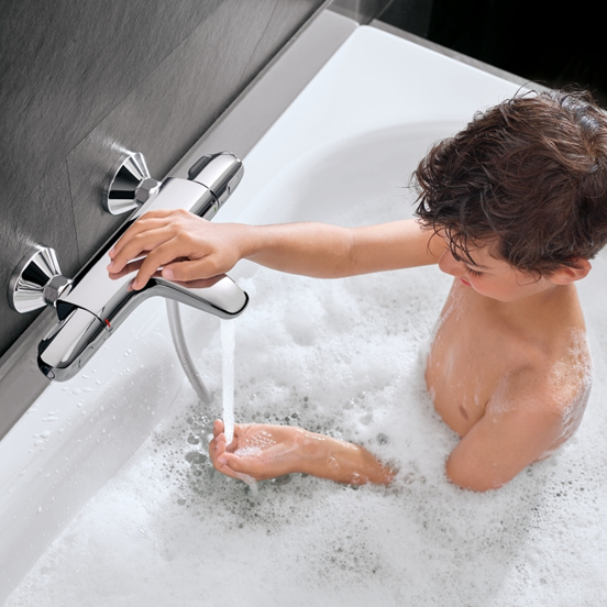 Grohe Grohtherm 1000 robinet de bain thermostatique chrome brillant
