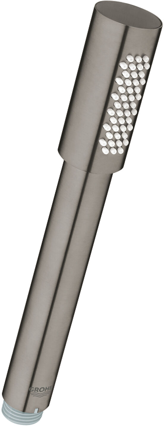 Grohe Grohtherm SmartControl Duschsystem: Unterputz, Runder Duschkopf, Wasserfallfunktion, 31 cm, Hard Graphite gebürstet