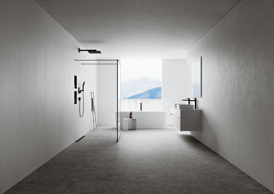 Hansgrohe XtraStoris Einbaunischen schwarz matt