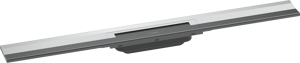 Hansgrohe RainDrain Flex Fertigset Duschrinne kürzbar wandangebunden 80cm Glänzend Chrom