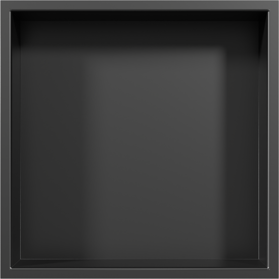 Blaufoss Box Inbouwnis 30 x 30 cm mat zwart