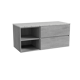 Storke Edge badkamermeubel met Tavola wastafelblad voor waskom(men)