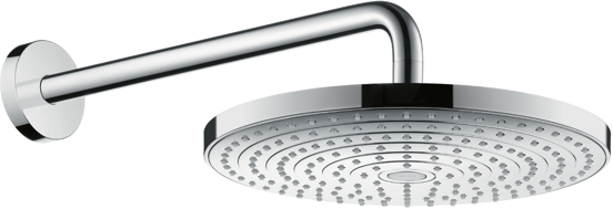 Hansgrohe Raindance Select S 300 ronde regendouchekop met muursteun 30 cm glanzend chroom