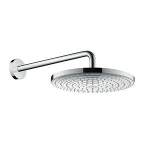 Hansgrohe Raindance Select S 300 ronde regendouchekop met muursteun 30 cm glanzend chroom