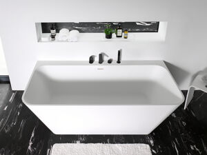 Balmani Zigga halb freistehende Badewanne