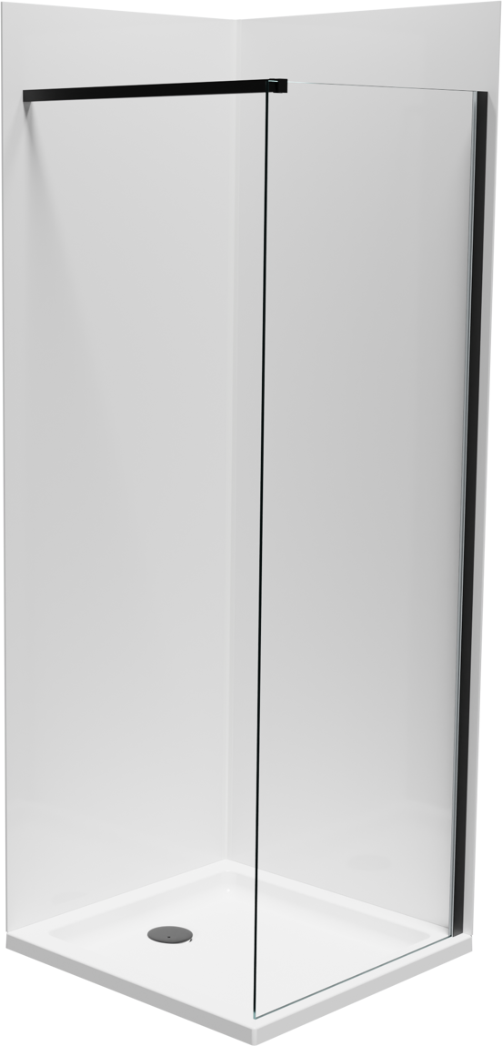 Linie Wall panneaux muraux de douche 80 x 80 x 220 cm acrylique blanc brillant