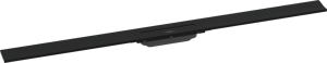 Hansgrohe RainDrain Flex Fertigset Duschrinne kürzbar wandangebunden 120cm Schwarz matt