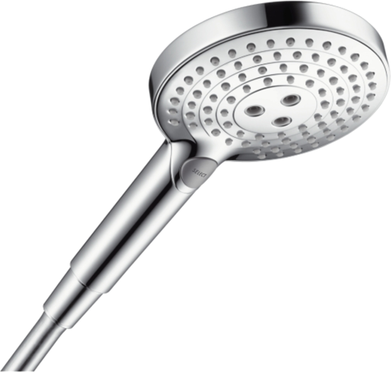 Hansgrohe Raindance Select S 120 pommeau de douche 3 fonctions de jet chrome brillant