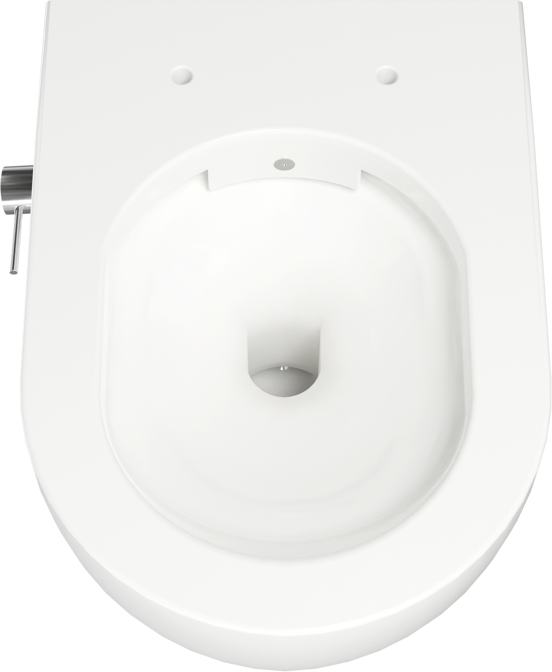 Luca Varess Moreno bidet blanc brillant sans bride